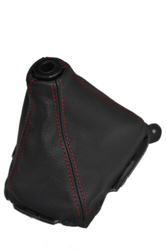 FITS SATURN SL 96-02 LEATHER SHIFT BOOT red stitch CUSTOM NEW MADE IN UK