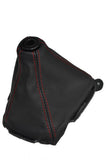 FITS SATURN SL 96-02 LEATHER SHIFT BOOT red stitch CUSTOM NEW MADE IN UK