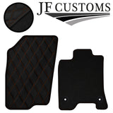 TAN DIAMOND VINYL 4X TAILORED FLOOR CARPET FOR MERCEDES X CLASS 17-20 JF1
