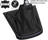 BLACK TOP GRAIN REAL LEATHER MANUAL GEAR GAITER FITS JAGUAR X-TYPE 2001-2009