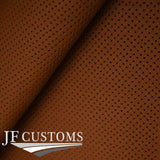 TAN ITALIAN PERFORATED LEATHER GEAR GAITER FITS BMW 5 SERIES E28 81-87