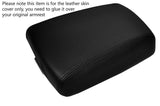 BLACK STITCHING ARMREST LID LEATHER SKIN COVER FITS KIA SORENTO KX-3 2009-2015