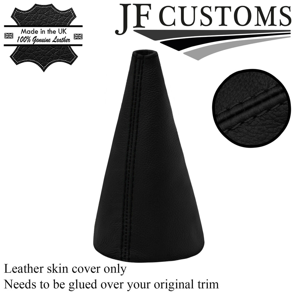 BLACK STITCH ITALIAN LEATHER GEAR GAITER FOR JAGUAR MK2 1959-1967 CUSTOM NEW