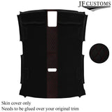 DSG2 RED STITCH LUXE SUEDE HEADLINER COVER FOR AUDI A3 RS3 13-20 SALOON