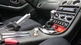 BLACK STITCH TOP GRAIN LEATHER GEAR & HANDBRAKE COVERS FOR MG TF MGTF MK2 00-06