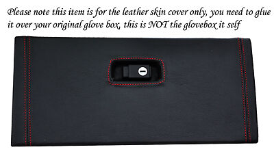 RED STITCH FITS MG MGF MG TF MGTF 95-05 GLOVE BOX LID LEATHER COVER GLUE NEEDED