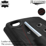 RED STITCH 2X DOOR CARD POCKET LEATHER COVERS FOR CHRYSLER CROSSFIRE 04-08
