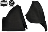 BLACK STITCH LEATHER HANDBRAKE GAITER FITS TOYOTA LAND CRUISER COLORADO 90 96-02