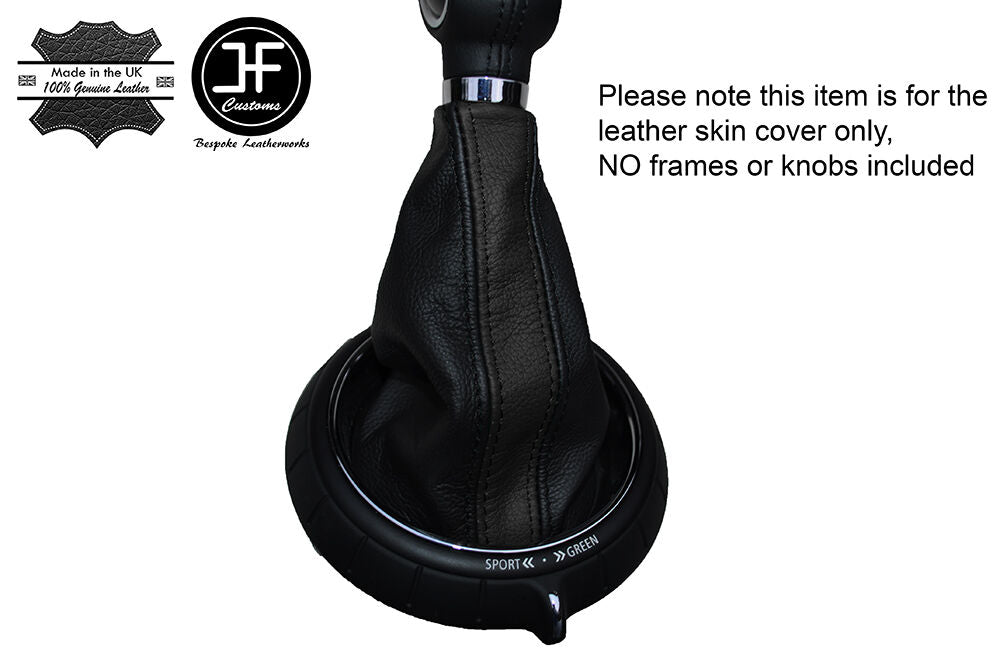 BLACK & BLACK STRIPE AUTO AUTOMATIC GEAR GAITER FITS BMW MINI F55 F56 14-16