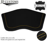 YELLOW STITCH LEATHER TARGA HEADLINER SUN SHADE LEATHER COVER FOR CORVETTE C6