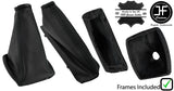 BLACK STITCH LEATHER GEAR + HANDBRAKE GAITER+ FRAMES FOR FORD FOCUS C MAX 03-07