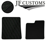 D GREEN DIAMOND STITCH VINYL 4X TAILORED FLOOR CARPETS FOR FORD CONSUL MK2 JF1