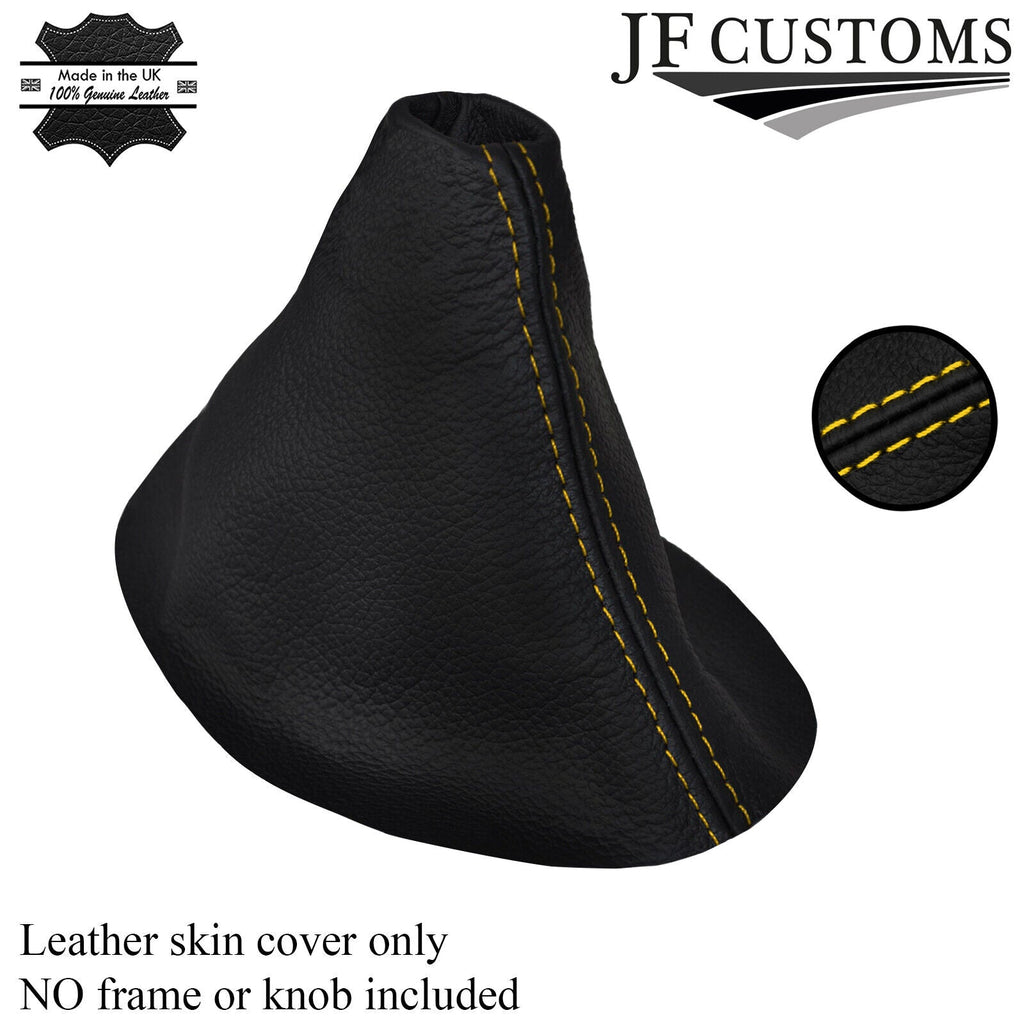 YELLOW STITCH FITS CITROEN XSARA PICASSO 1999-2010 LEATHER GEAR STICK GAITOR