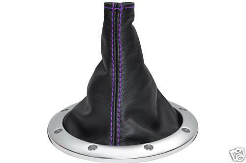 FITS AUDI TT LEATHER GEAR GAITER SHIFT BOOT PURPLE ST 98-06 CUSTOM NEW