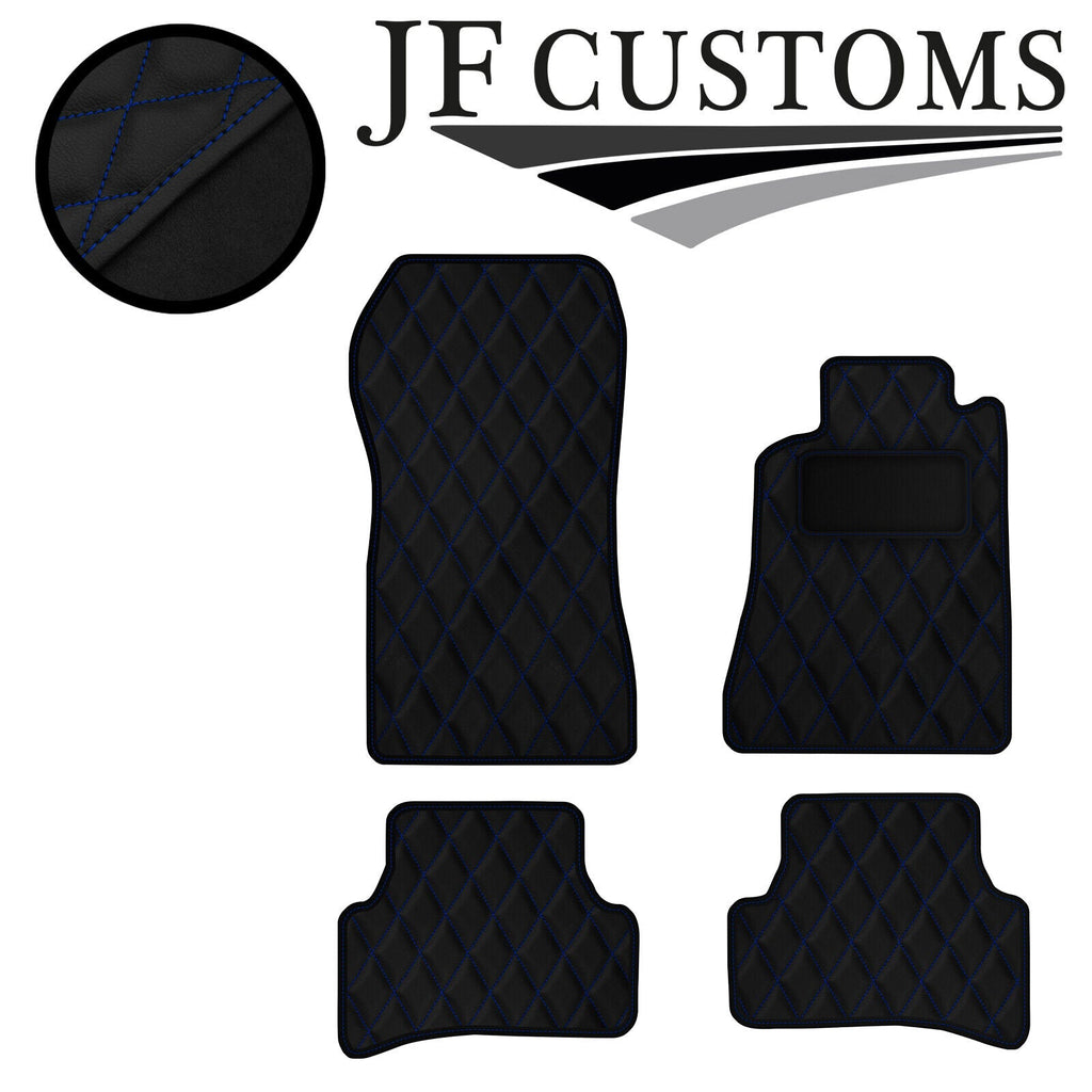 BLUE DIAMOND VINYL 4XTAILORED FLOOR MAT CARPETS FOR MERCEDES CLK W208 97-02  JF1