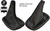 BLACK STITCH REAL LEATHER MANUAL GEAR GAITER FOR BMW E9 68-75 COUPE TRI STITCH