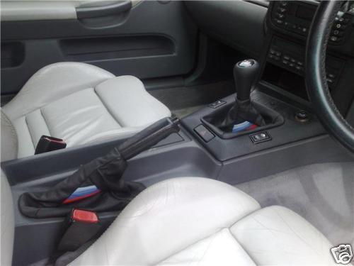 FITS BMW E30 E36 E34 E46 SET GAITERS- GENUINE LEATHER TRI STRIPES CUSTOM NEW