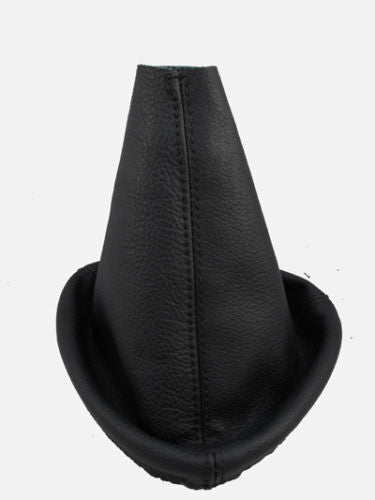 FITS FORD FOCUS MK3 FL 2008-2009 GEAR  GAITER BLACK REAL LEATHER CUSTOM NEW