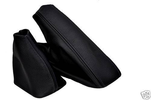 FITS FORD CAPRI  MK3 BLACK LEATHER GEAR+HANDBRAKE GAITER CUSTOM NEW MADE IN UK
