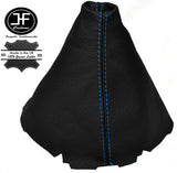 BLUE STITCH MANUAL LEATHER GEAR STICK GAITER FITS VW GOLF MK6 2008-2013