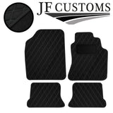GREY DIAMOND STITCH VINYL 4XTAILORED FLOOR CARPET FOR VW CORRADO 98-05 JF1