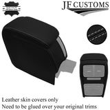 LIGHT GREY STITCH LEATHER CENTRE CONSOLE ARMREST COVERS FOR VW GOLF MK5 05-10