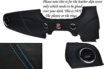 BLUE STITCH FITS FIAT 500 & FIAT 500 ABARTH 2007+ TWO PIECE DASH KIT COVERS