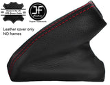 RED STITCH TOP GRAIN LEATHER HANDBRAKE GAITER FITS MG TF MGTF MK2 2000-2006