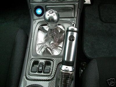 FITS TOYOTA CELICA SILVER LEATHER GEAR GAITER 1999-2004 NEW CUSTOM NEW