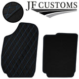L BLUE DIAMOND STITCH VINYL 4XTAILORED FLOOR CARPET FOR FIAT STILO 01-07 JF1