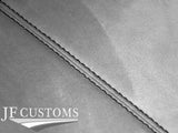 BLACK STITCH L GREY SUEDE SUN ROOF HEADLINER COVER FOR BMW MINI R50 R53 01-06