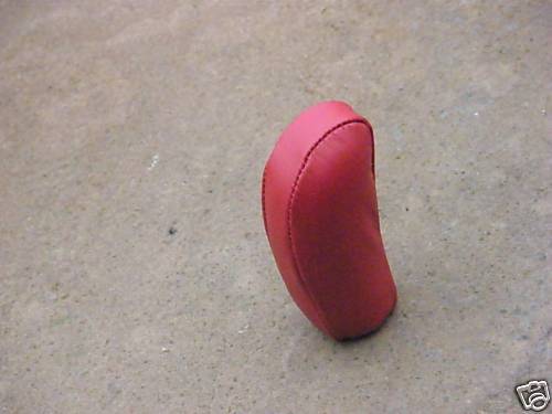 FITS TOYOTA MR2 LEATHER 85 TO 89 AW11 MK1 RED  GEAR SHIFT KNOB COVER CUSTOM NEW