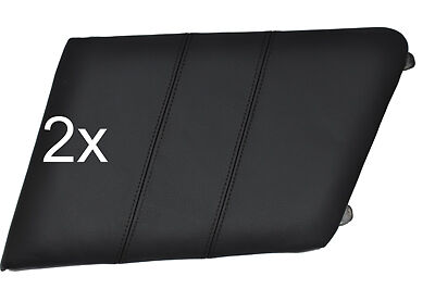 BLACK STITCH FITS TOYOTA SUPRA 86-93 MK3 MKIII 2X REAR PANEL LEATHER TRIM COVERS