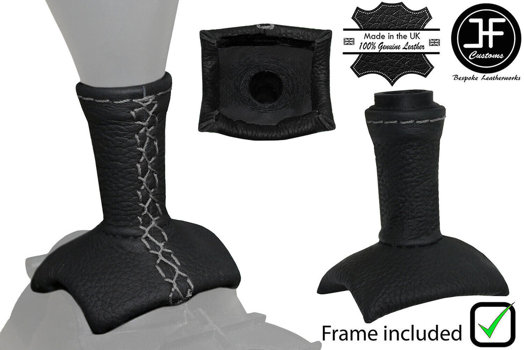 GREY CROSS STITCH LEATHER GEAR SELECTOR PLASTIC TRIM FOR SMART FORTWO 451