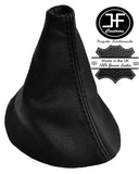 BLACK STITCH FITS FORD PUMA 1997-2002 BLACK REAL LEATHER GEAR GAITER CUSTOM NEW