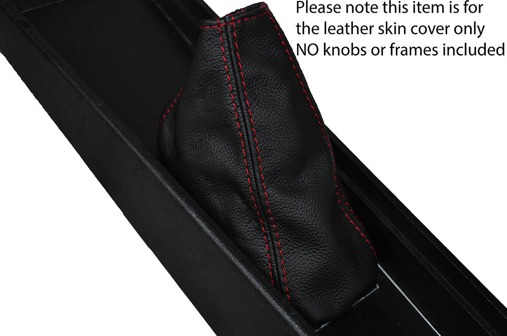 RED STITCH LEATHER SKIN HANDBRAKE GAITER FITS AUSTIN PRINCESS 1978-1982