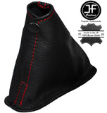 RED STITCHING REAL LEATHER HANDBRAKE GAITER FITS SKYLINE R34 1998-2002