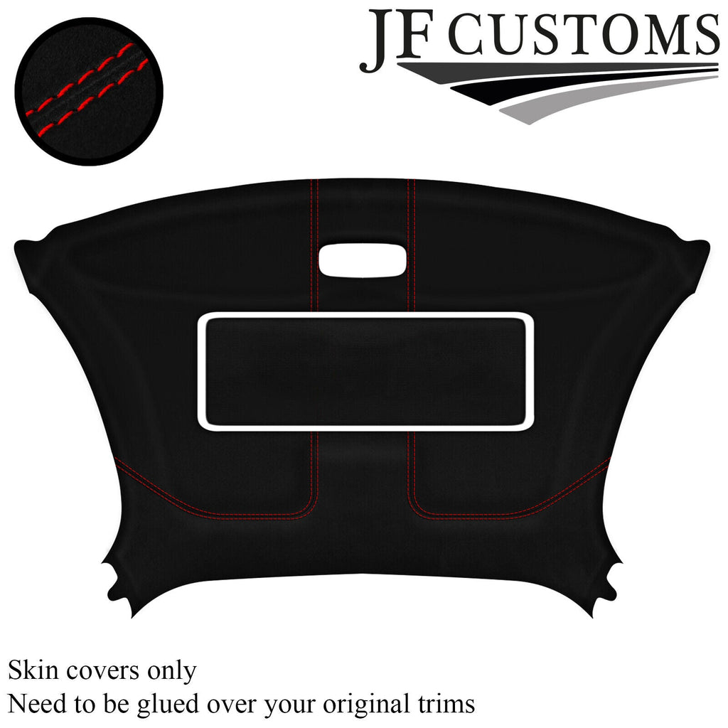 RED STITCH SUEDE SUNROOF HEADLINER COVER FOR MAZDA RX7 FD3S 92-02 CUSTOM NEW