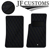D BLUE DIAMOND VINYL 2X TAILORED FLOOR CARPETS FOR MAZDA MX5 MK2 98-05 JF1