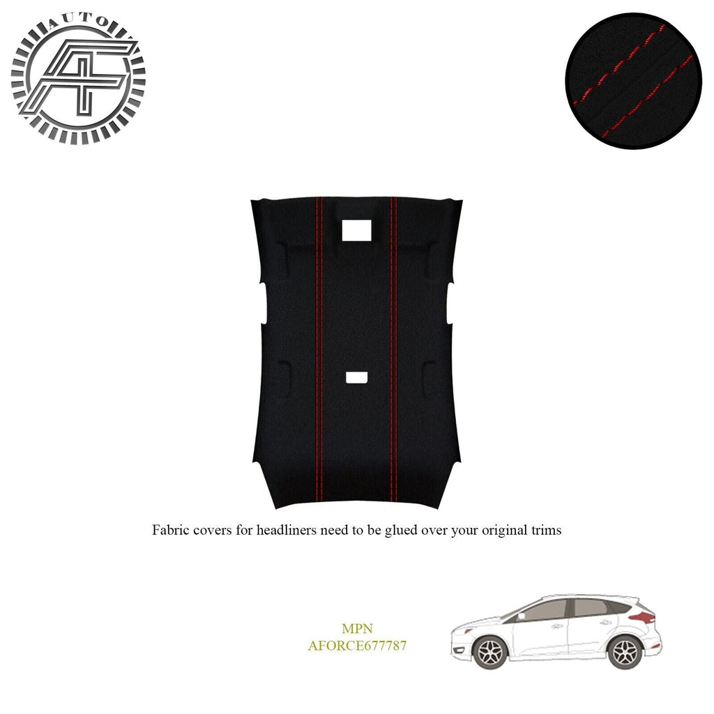 LUXE SUEDE HEADLINER COVER FITS FORD FOCUS MK4 5 DOOR HATCHBACK 2018-PRESENT