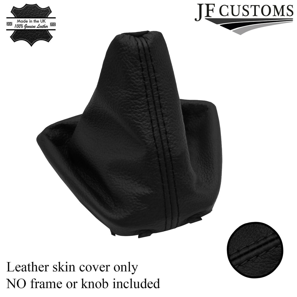 BLACK STITCH LEATHER GEAR GAITER COVER FOR CITROEN SPACETOURER 2019-2021