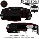 RED STITCH ITALIAN LEATHER DASH DASHBOARD COVER FITS MITSUBISHI LANCER EVO X 10