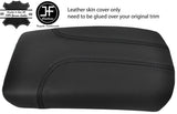 BLACK STITCH ARMREST LID LEATHER COVER FITS NISSAN QASHQAI J11 2017-2018