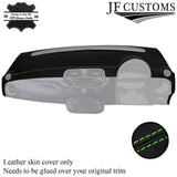 LIGHT GREEN STITCH LEATHER DASH DASHBOARD COVER FITS FIAT 500 ABARTH 07-16