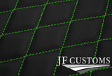 GREEN   DIAMOND STITCH VINYL 4X TAILORED FLOOR MAT CARPETS FOR BMW F22 F23 14-20