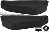 BLACK STITCH FITS LANCIA MONTECARLO SCORPION 2 X DOOR BOLSTERS PAD TRIM