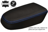 BLUE STITCHING REAL LEATHER ARMREST LID COVER FITS FORD KUGA MK2 2013-2017