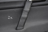 FITS VW POLO 9N / 9N2 02-2009 2 X DOOR HANDLE COVERS black CUSTOM NEW MADE IN UK