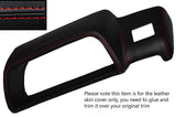RED STITCH SPEEDO BINNACLE LEATHER SKIN COVER FITS TOYOTA STARLET KP60 KP61