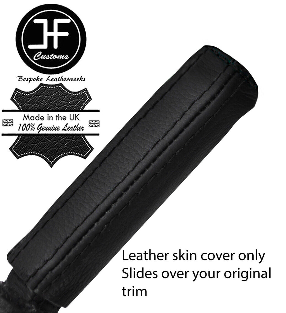 BLACK STITCH LEATHER HANDBRAKE HANDLE COVER FITS BMW 8 SERIES E31 840 850 90-99
